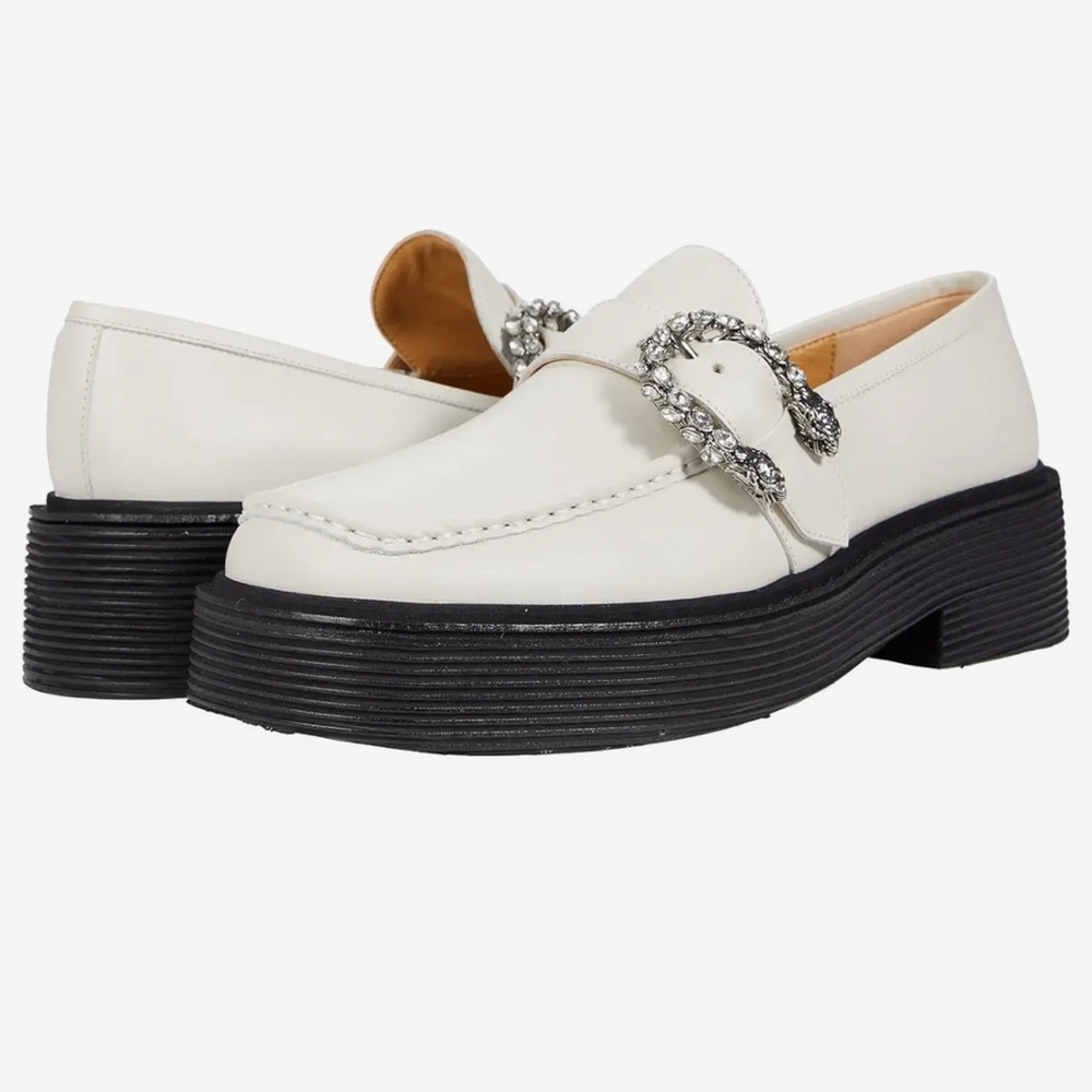 Tony Bianco Gloria Dove Capretto Women's Shoes Chunky Loafer Size 5